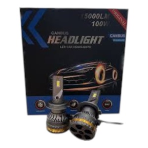 Set 2 becuri auto LED, soclu H7, putere set 100W, 15000 lumeni, Kit led Canbus H7, alb - Img 5