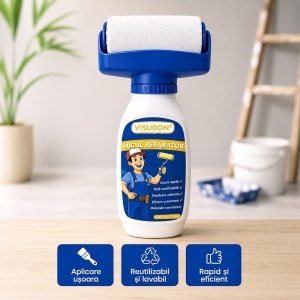 Set 2 Bucati Trafalet Micul Reparator cu Vopsea Lavabila – Retusuri Rapide pentru Pereti, Aplicare Curata si Uniforma - Img 2