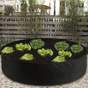Set de 2 bucati Ghiveci Mare, Sac de Gradinarit din Fetru, Reutilizabil Pentru Plantare si Crestere Plante - Img 4