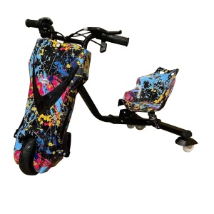 Tricicleta electrica drift pentru copii, 8 inch, cu accesorii