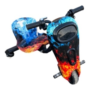 Tricicleta electrica pentru copii 36v 6 inch cu led si bluetooth - Img 3