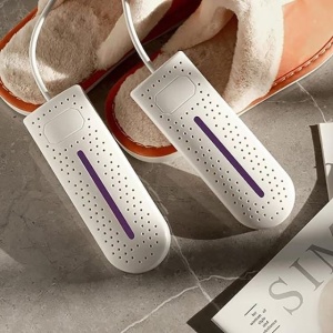 Uscator electric pantofi,, Cu 2 Capete Pentru Uscare Rapida, Sterilizare UV, Ozone Dryer, USB, Alb - Img 2