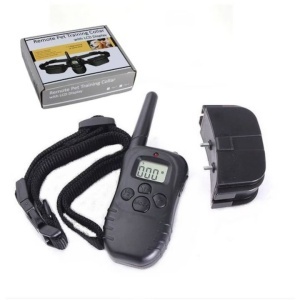 Zgarda Dresaj Caine Electrosoc Vibratie 300Mt Nivelurile 0 -100 - Img 2