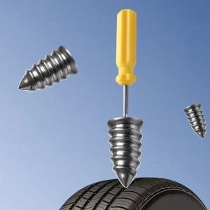 10 bucăți de reparare a anvelopelor, șuruburi de cauciuc, cuie, kit de reparare a perforațiilor anvelopelor auto, offroad - Img 4