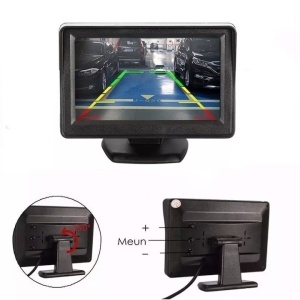 Auto Monitor, afisaj camera de mers inapoi pliabil - Img 4
