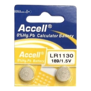 Baterie Accell AG10, LR1130, G10, LR54, 189, GP89A, 389, SR1130A , 1bucata - Img 3