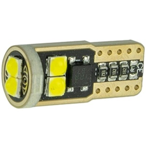 Bec LED T10-093 3030-6 12v (alb)