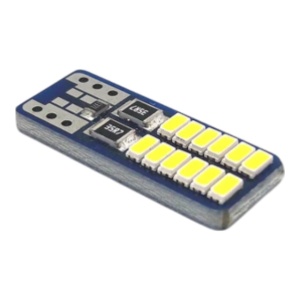Bec LED T10 194, 6000K, alb, 168 W5W, 24-SMD 3014, Canbus, fără erori  - Img 4