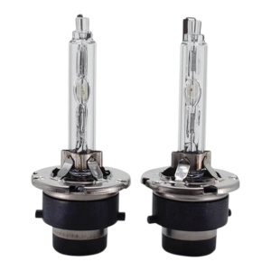 Becuri xenon D2S 35W, lumina alb-rece, 6000K, flansa metal