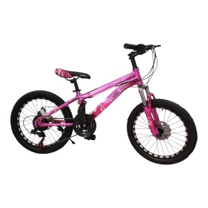 Bicicleta Caraiman 2023, Culoare ROZ, Cod CR-20, 20inch, Cadru Otel, Frane pe Disc - Img 2
