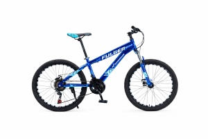 Bicicleta Caraiman CR-24, 24inch, cadru otel, frane pe disc, albastru - Img 2
