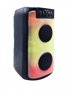 Boxa Portabila HF-4206 cu Bluetooth, Karaoke, Super Lumini Sound Jet,Microfon - Img 6