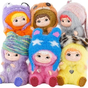 Breloc Moale Wakuku în Cutie (Blind Box / Cutie Misterioasă)