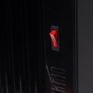 Calorifer electric Digital cu Telecomanda Hausberg HB-8950NG, 2000W, 9 elementi, 3 setari, Termostat electronic, Protectie supra-incalzire, Protectie anti-rasturnare, Negru - Img 5