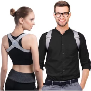 Centura pentru corectarea coloanei si a umerilor cu senzor inteligent unisex, Corector de postură inteligent cu senzor de vibratie pentru spate, reglabil - Img 10