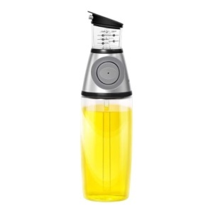 Dozator de ulei si otet, sticla si inox, recipient gradat, 500ml - Img 2