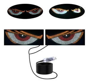 Ecran LED Devil Eye pentru mașini/camioane 2 buc - Img 6