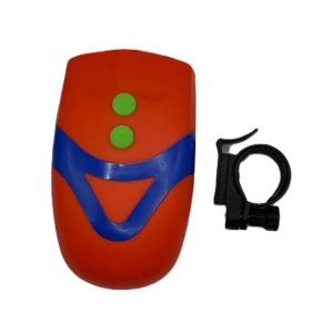 Far bicicleta cu alarma FC-037, Rosu