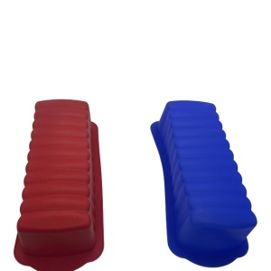 Forma de copt din silicon, cu nervuri, culoare rosie - Img 3