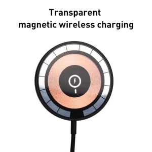Încărcător Wireless Magnetic cu Tehnologie MagSafe, X‑start SJX313 – 15W Fast Charge, USB‑C, Negru - Img 4