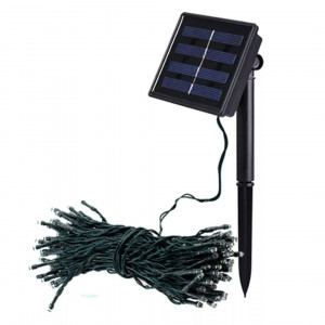 Instalatie Solara SL100C, Led cu 100 Leduri Multicolore, 12m, Diferite Jocuri de Lumini - Img 4