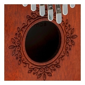 Kalimba, iLogic, Lemn, 18.5x13.5x3 cm, Maro inchis - Img 3