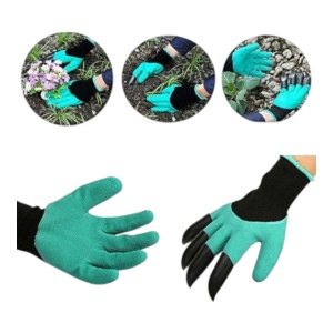Manusi gradina cu gheare din plastic - Img 1