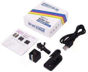 Mini Camera SQ11, Full HD 1080p, Audio Video, Night Vision, Black - Img 2