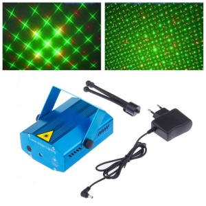 Mini proiector laser cu jocuri de lumini verde si rosu - Img 2