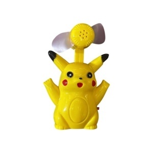 Mini ventilator portabil, tip Pokemon Pikachu, galben