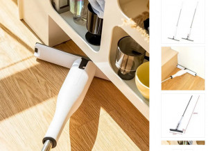 Mop Magic Cotton cu Sistem de Stoarcere Rapida, Perfect Pentru Toate Suprafetele si Spatiile Inguste - Img 6