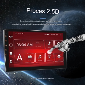 Navigatie Passat B6|B7|CC cu Android, 2GB RAM, CarPlay si Anroid Auto, Mirror Link, Wi-fi, Youtube, Waze, ecran HD 10.1 Inch, cu ventilator - Img 3