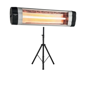 Pachet Radiator electric cu infrarosu Hausberg HB-8551AL, 2500W + Suport radiator Hausberg HB-8712NG