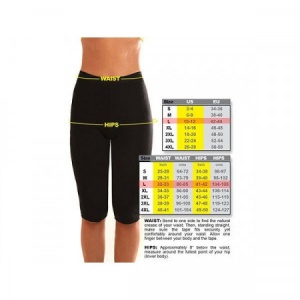 Pantaloni Fitness Slim Fit din Neopren pentru slabit si modelare - Img 3