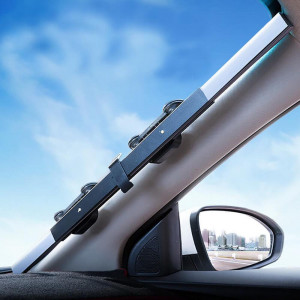 Parasolar Auto Retractabil Automat pentru Parbriz sau Luneta Spate tip Jaluzea cu Ventuze - Img 2