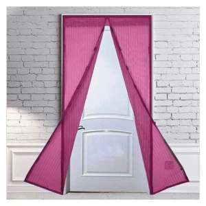 Plasa de usa cu magneti , Roz Pal, impotriva insectelor 100cm x 210cm - Img 3
