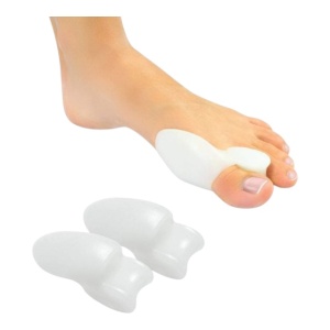 Set 2 buc protectii pentru monturi, separator degete, corector pozitie degetul mare, Gel Siliconat Non-Alergic, Marime Universala, Transparent - Img 2