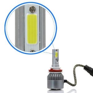 Set 2 LED Auto H11 30 Watt 3800 lumeni 6000k LED 12v 24v C6 - Img 6