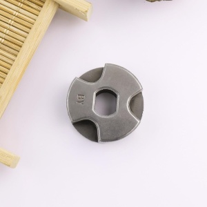 Set Pinion drujbă 3/8 inch 6 dinți 10x8mm ,orificiu central + Inel de siguranta , otel, 7 x 8 mm - Img 4