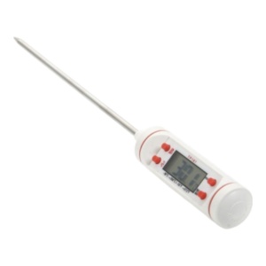 Termometru digital pentru mancare si lichide , Afisaj LCD, Oprire automata, Alb - Img 2