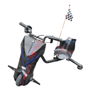 Tricicleta electrica drift 8 inch cu steag