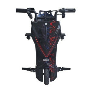 Tricicleta electrica drift Hausberg HB-KD05NG, 8 inch, motor 250-300W, 3 viteze, autonomie 10-15 km, viteza 15 km/h, negru - Img 1