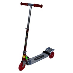 Trotineta Scooter Rosu, pentru copii, greutate maxima 50kg.