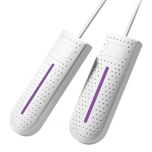 Uscator electric pantofi,, Cu 2 Capete Pentru Uscare Rapida, Sterilizare UV, Ozone Dryer, USB, Alb