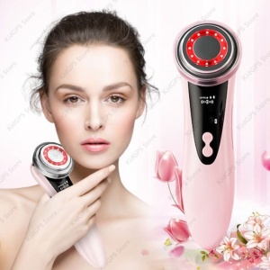 Aparat pentru ingrijire faciala 5 in 1 , antirid, fototerapie, tratament lifting, lumina LED - Img 2