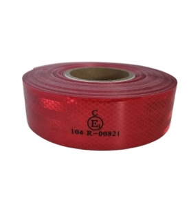 Banda reflectorizanta auto Rosu continua Premium Quality - Img 2