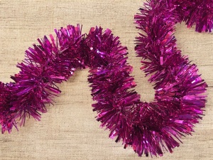 Beteala Craciun, 2 m , material folie PVC, interior-exterior, Magenta - Img 2