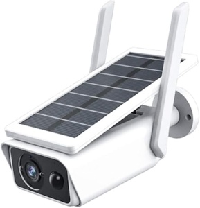 Cameră WiFi de exterior cu panou solar reîncărcabil