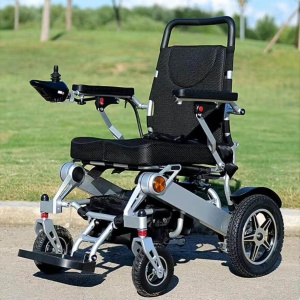 Carucior electric pliabil, cu doua motoare, greutate suportata pana la 150kg, Ideal pentru avion, Model Ek03, SCAUN ROTILE - Img 2