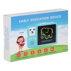 Cititor carduri educationale ( engleza) 8.5 inch cu stilou magic albastru - Img 11